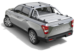Kastikate Mountain Top MTR Roll - hõbe - Ssangyong Musso (Short Bed) 2018- MTR SS90 P01